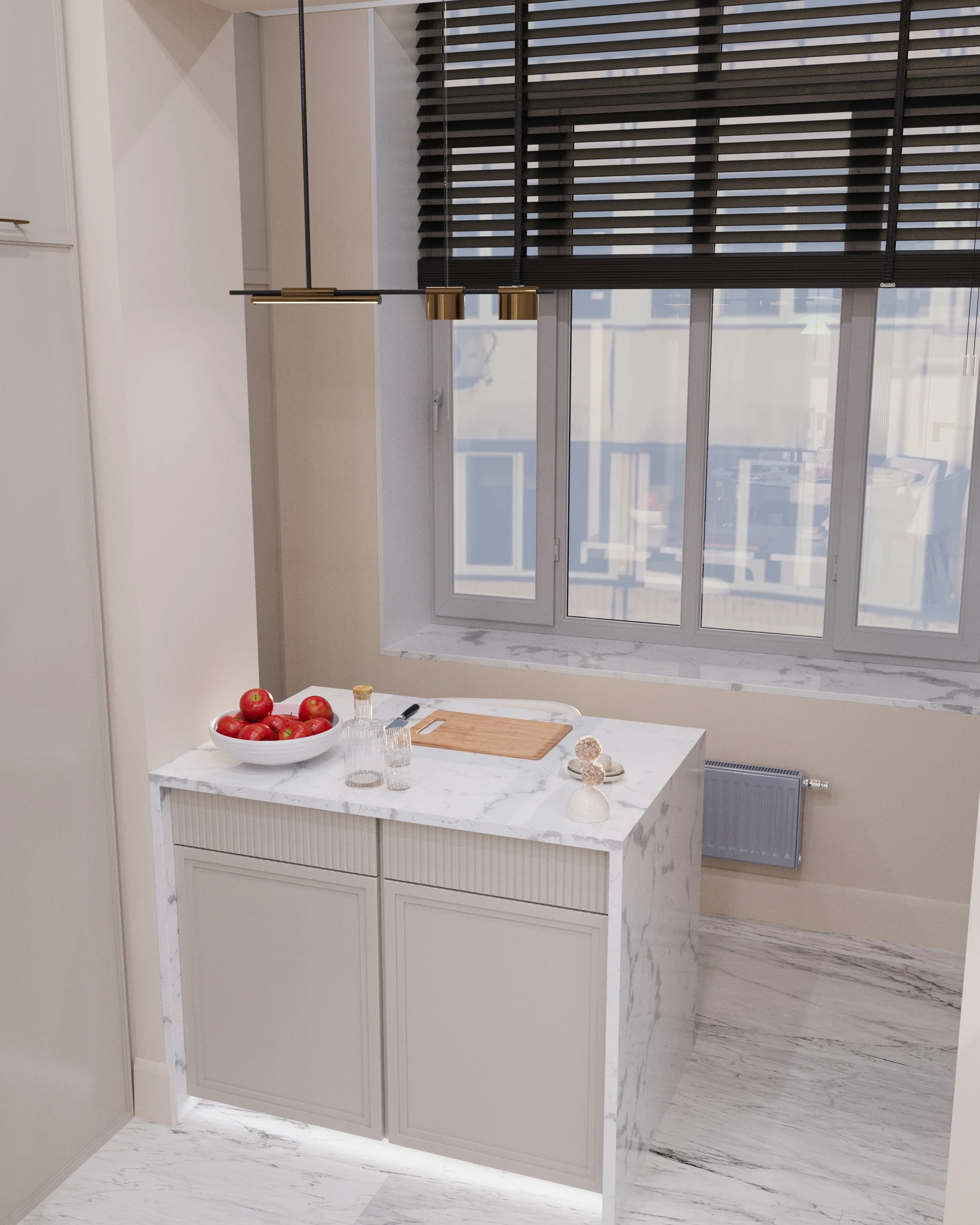 Квартира на Театральной 103 - кухня 8